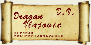 Dragan Vlajović vizit kartica